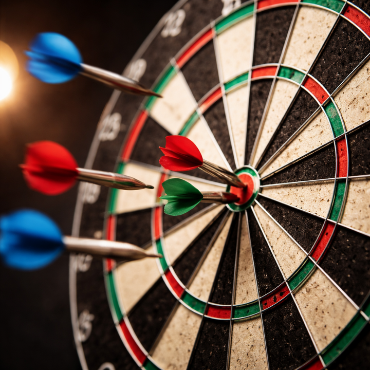 Präzision unter Druck: Was Banken vom Darts über Risk Governance lernen können